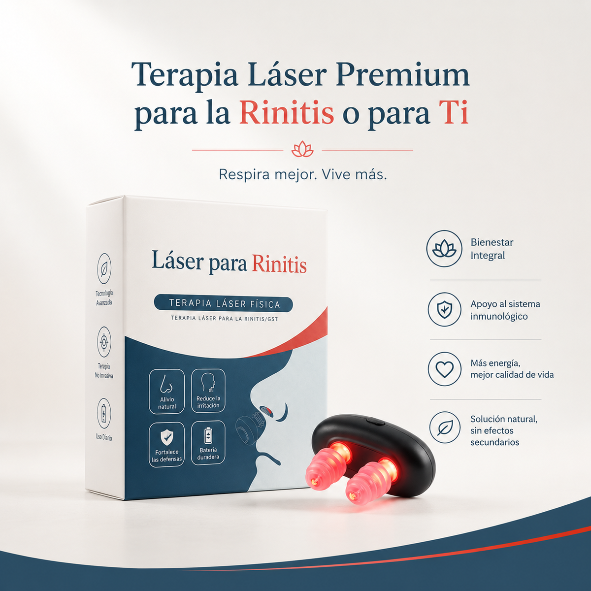 Nasalux Terapia Nasal de Luz Roja