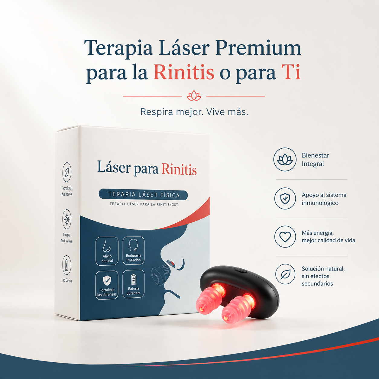 Nasalux Terapia Nasal de Luz Roja