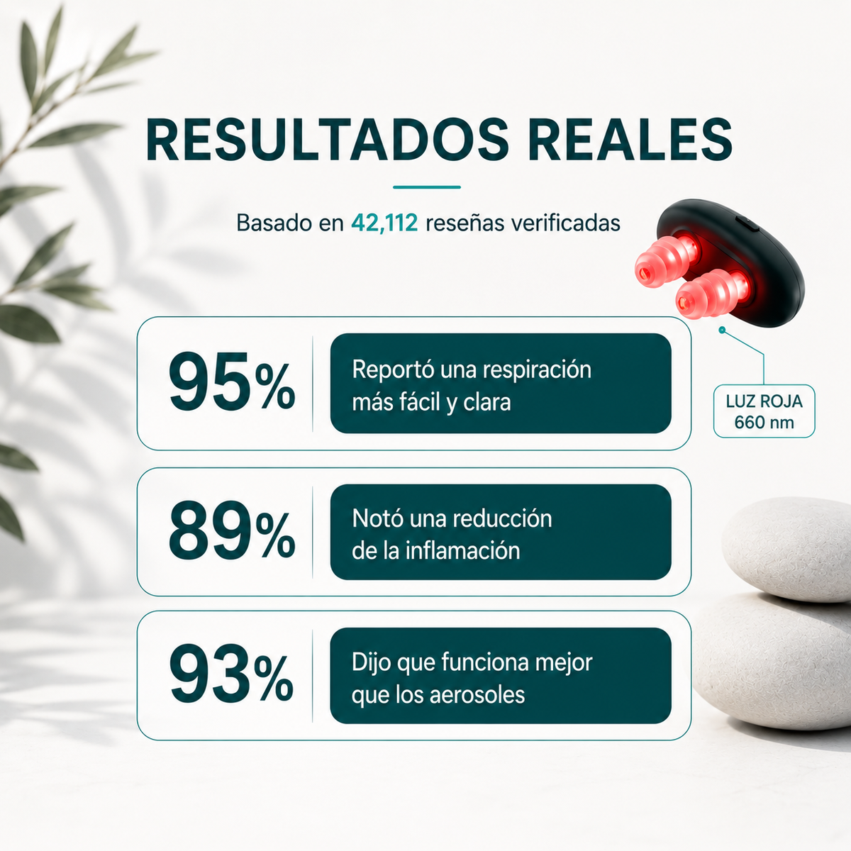 Nasalux Terapia Nasal de Luz Roja