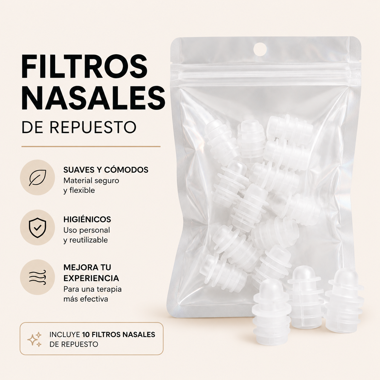 Filtros nasales